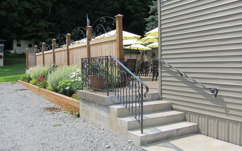Restaurant Stair Railing