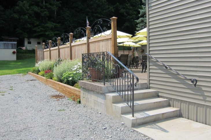 Restaurant Stair Railing