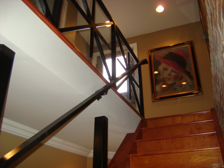 Black Staircase Railing