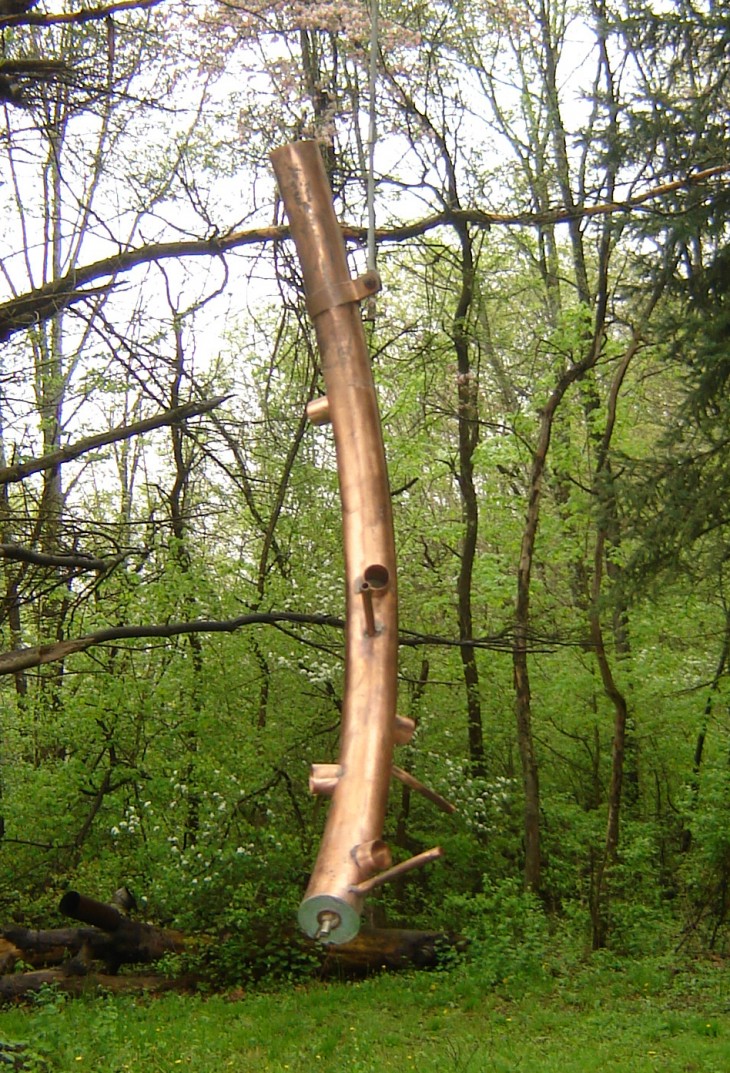 Copper Bird Feeder