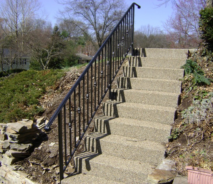 Black Hand Railing