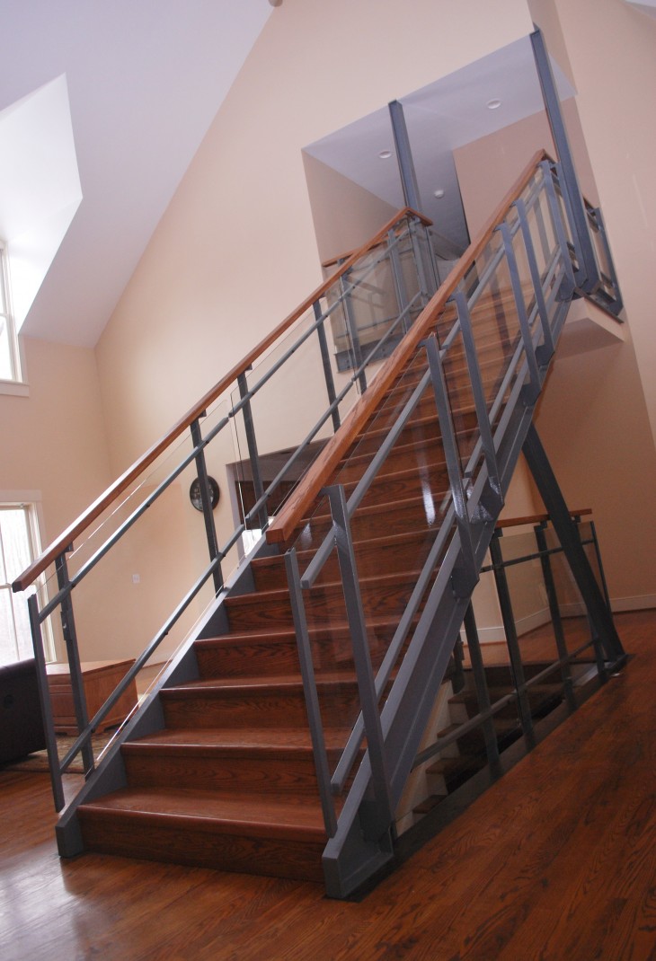 Grey Glass Railing