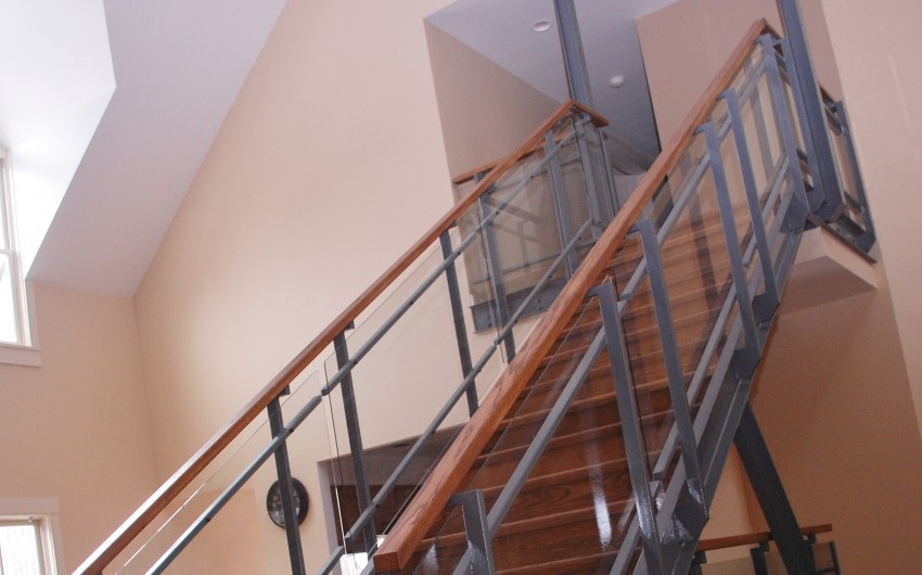 Grey Glass Railing