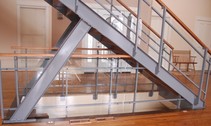 Grey Glass Railing