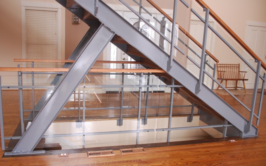 Grey Glass Railing