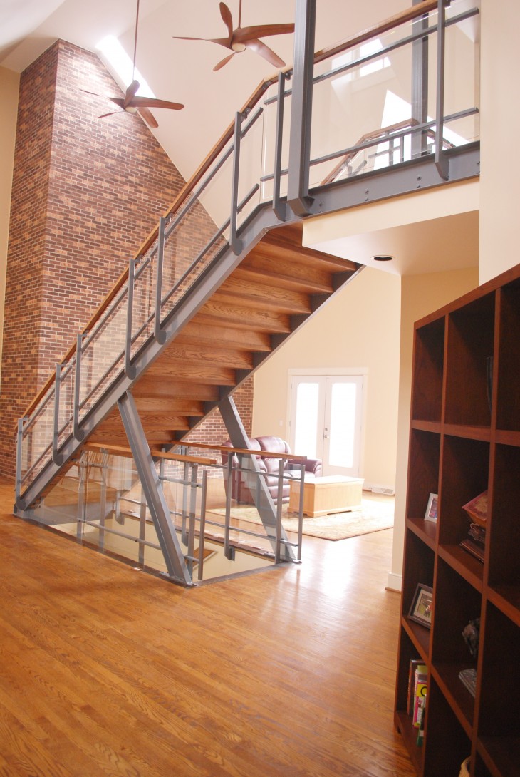 Grey Glass Railing