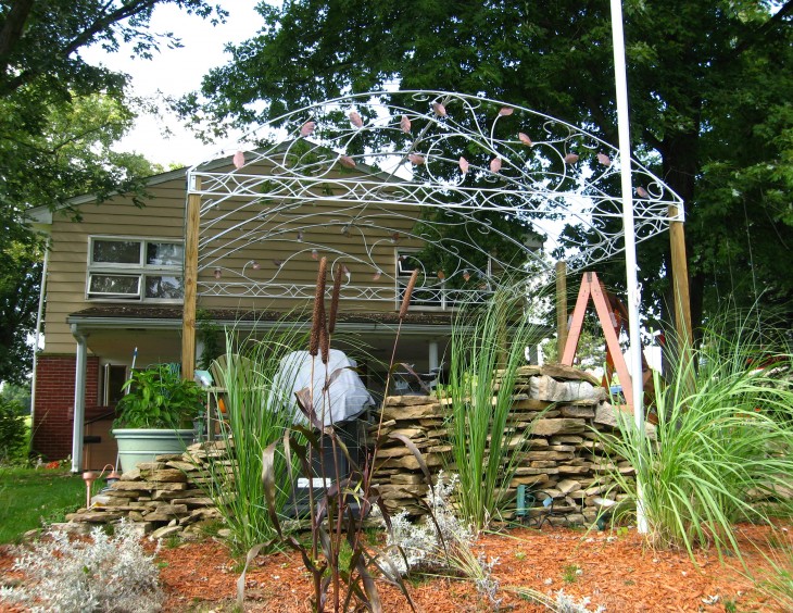 Pink Flower Pergola