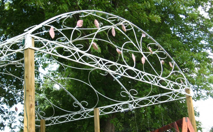 Pink Flower Pergola