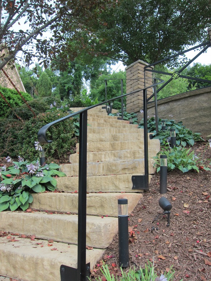 Winding Hand Railing