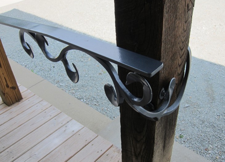 Black Wrap Around Railing