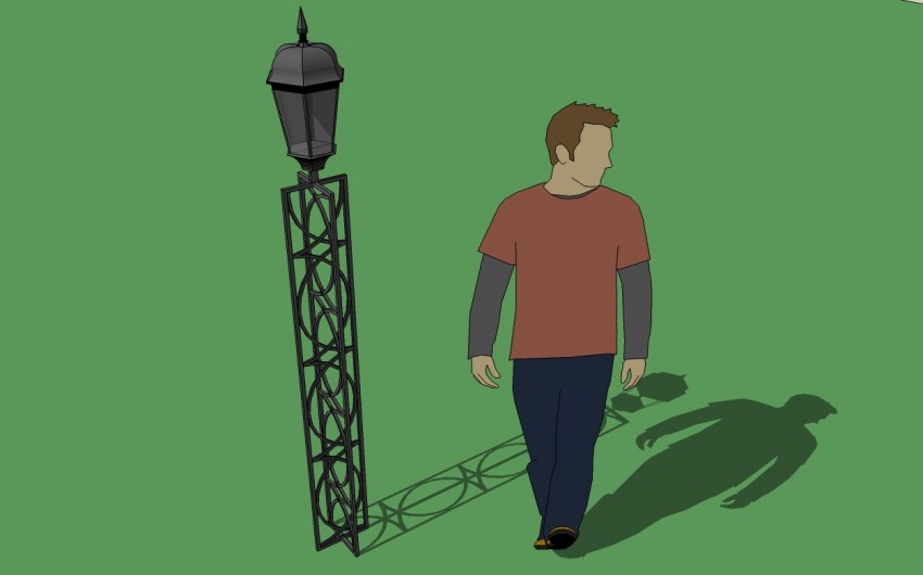 3D Lamp Post Concept