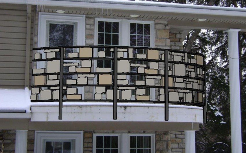 3D Railing Rendering