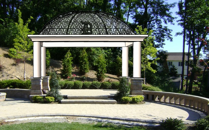 3D Pergola Rendering