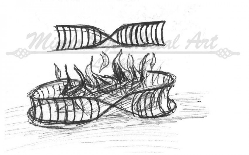 Fire Pit Ring Sketch